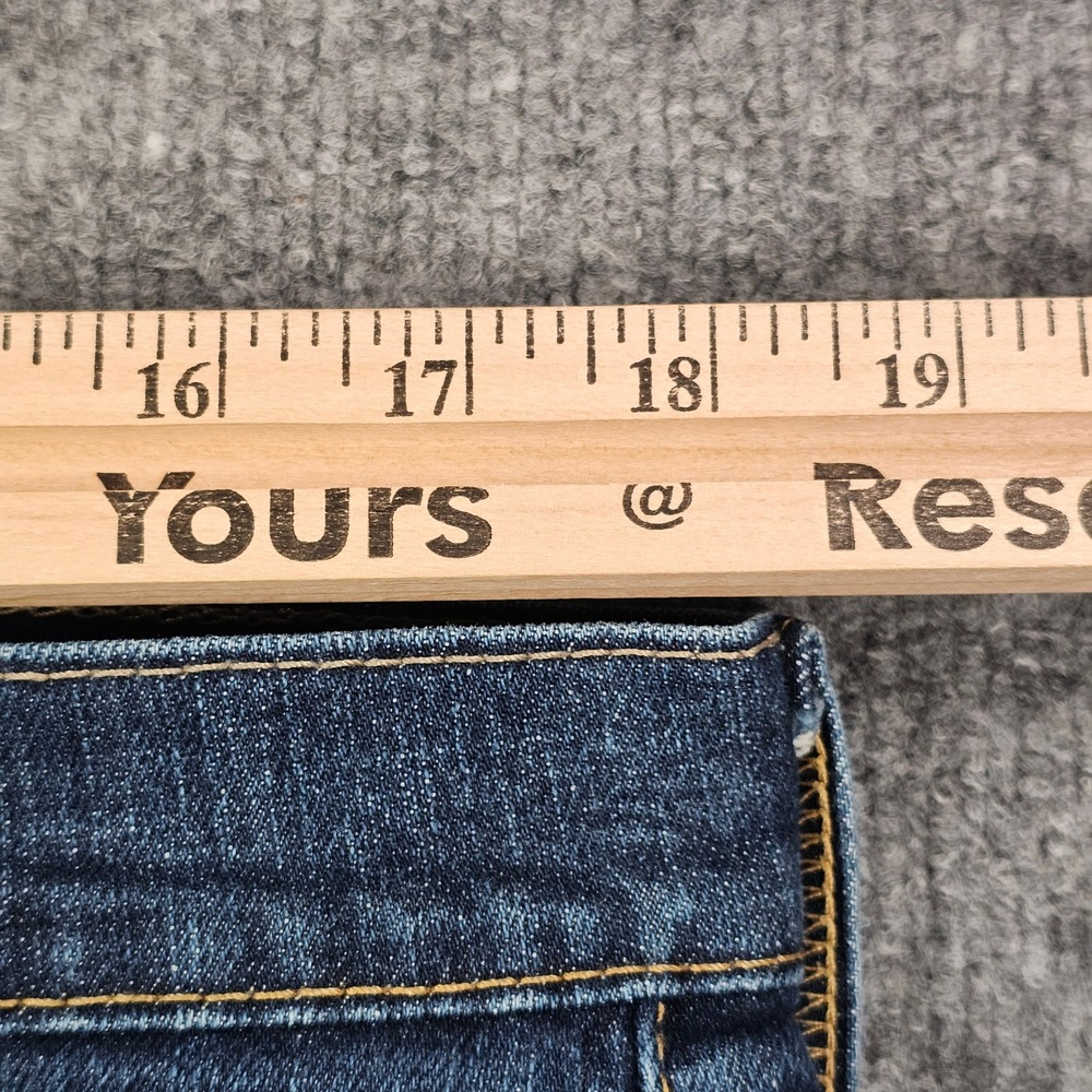 Levi's 513 Slim Straight Jeans Men 36x32 Dark Wash Blue Stretch Denim 085130183 - Picture 10 of 11